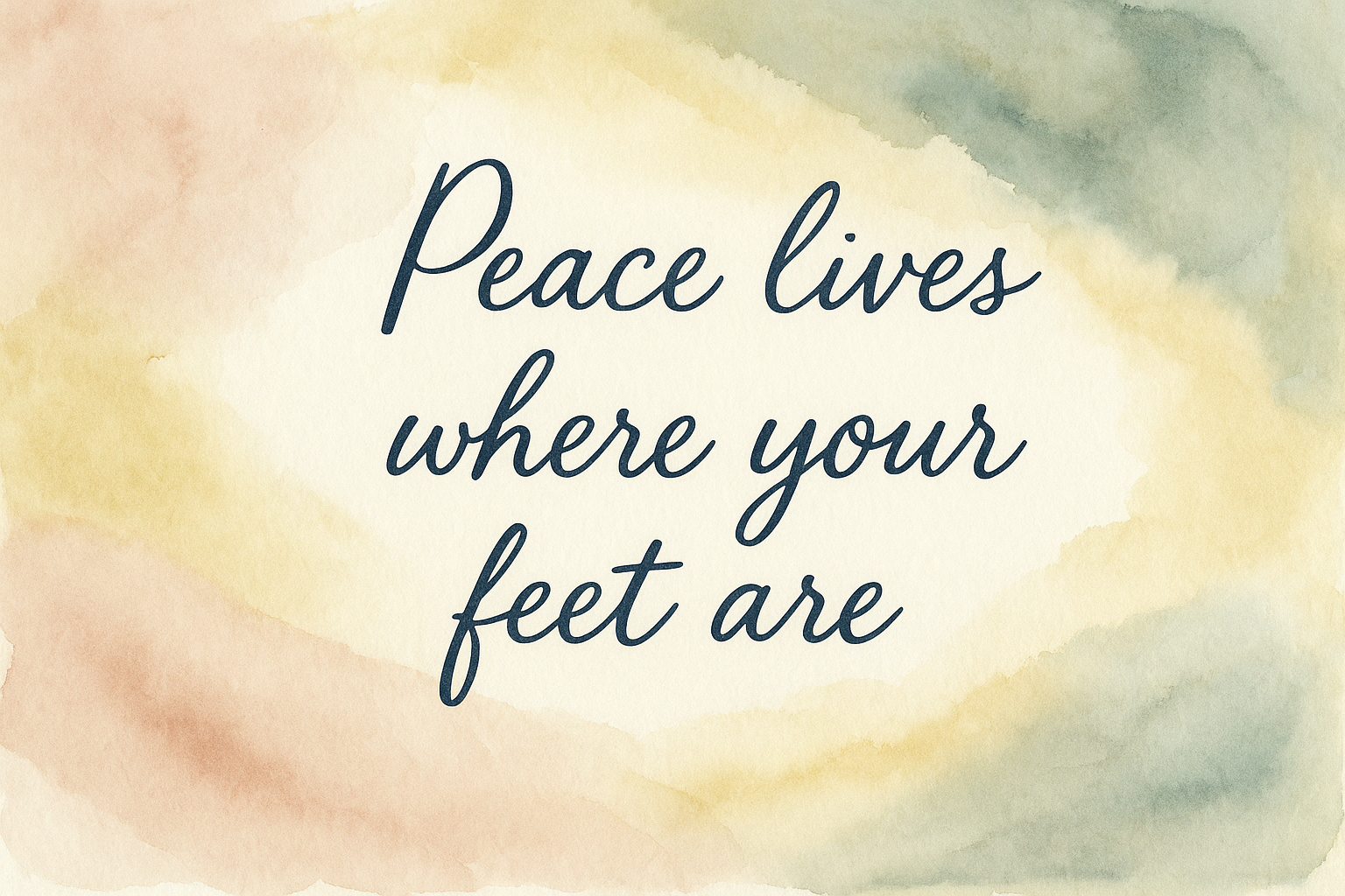 🌿 Between Then and Tomorrow: The Peace of the Present